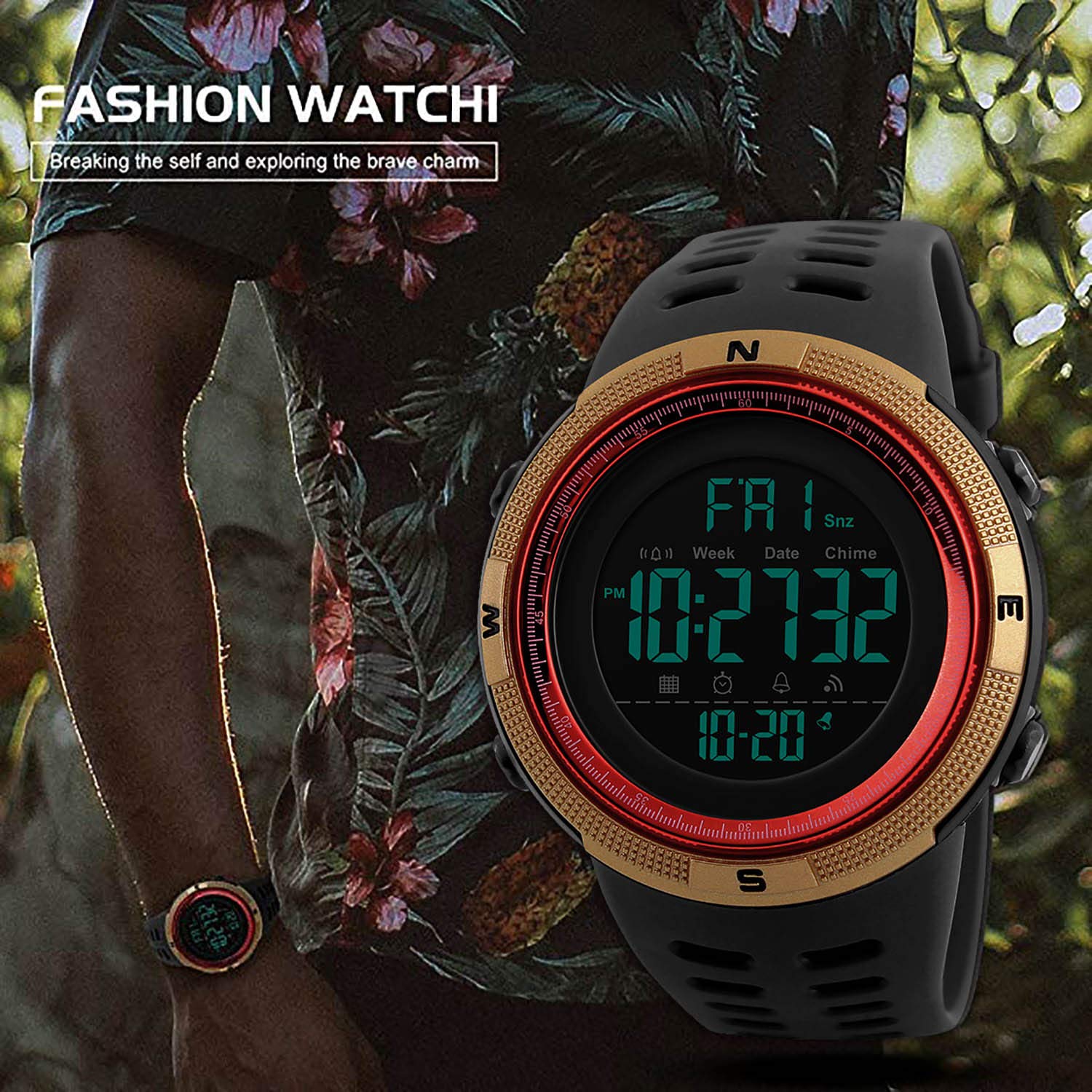 Foto 3 | Venta Internacional - Reloj Deportivo Digital Kavie Militar Impermeable Para Hombre
