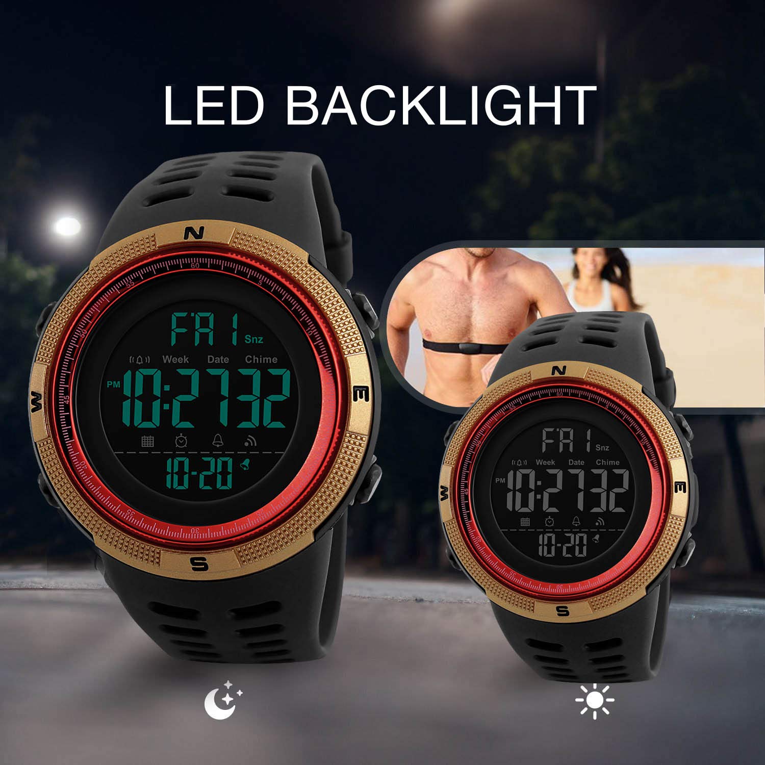 Foto 6 pulgar | Venta Internacional - Reloj Deportivo Digital Kavie Militar Impermeable Para Hombre