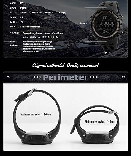 Foto 7 | Venta Internacional - Reloj Deportivo Fanmis Digital Led Militar 50 M Resistente Al Agua