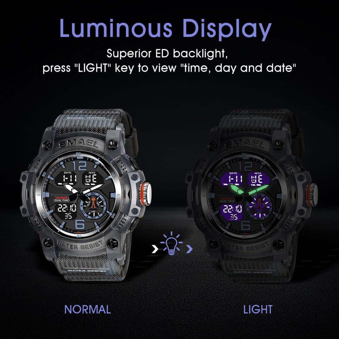 Foto 5 pulgar | Venta Internacional - Reloj Aswan, Cronómetro Digital, Alarma, Luz Led, Para Hombre