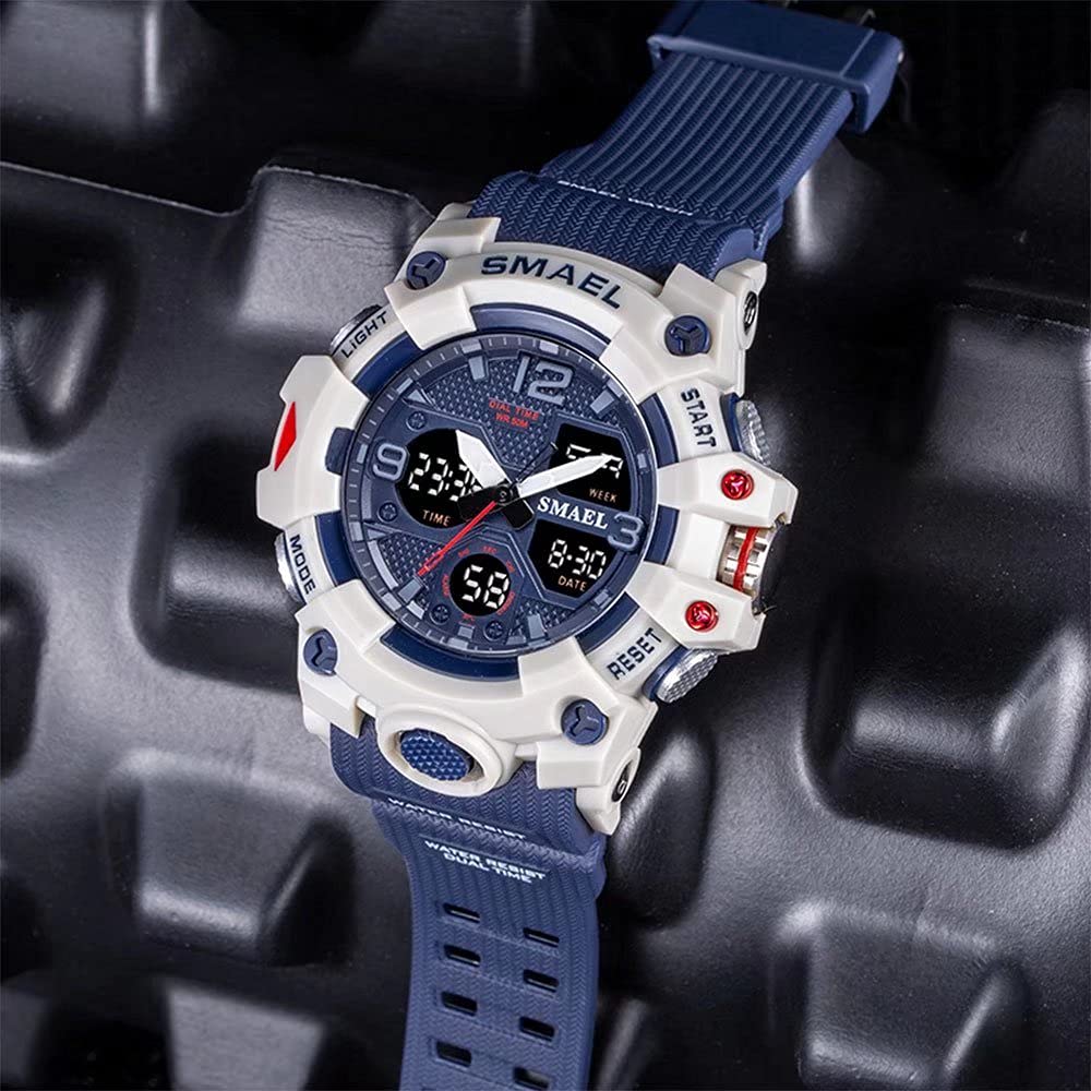 Foto 2 | Venta Internacional - Reloj Smael Con Alarma Led Deportiva Impermeable Militar Para Exteriores