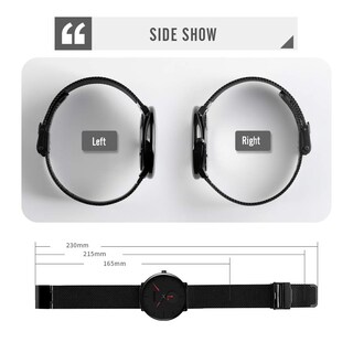 Foto 5 | Venta Internacional - Reloj De Pulsera Ultradelgado Pizitang Para Hombre De Acero Inoxidable