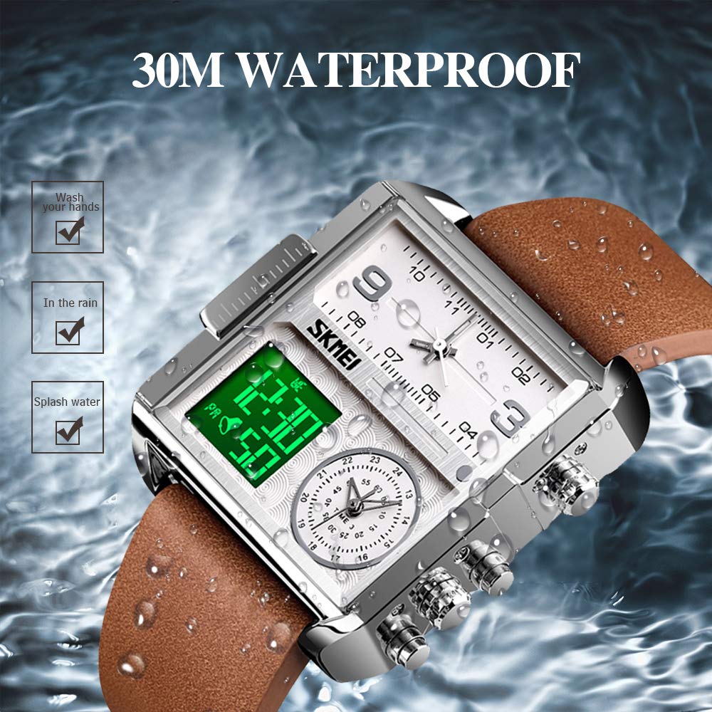 Foto 7 | Venta Internacional - Reloj Militar Digital Skmei Para Hombre, Impermeable Y Con Alarma