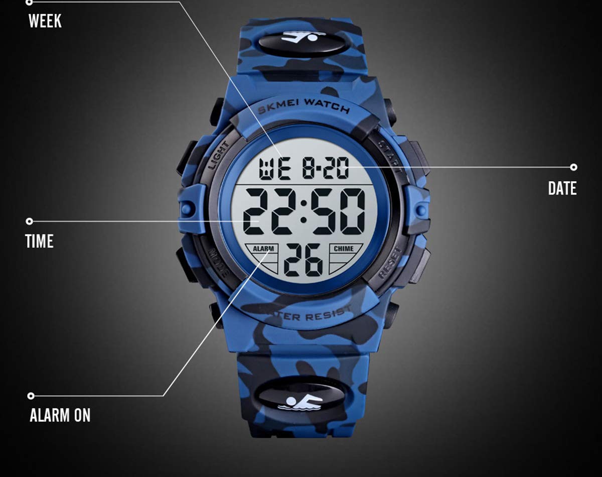 Foto 4 | Venta Internacional - Reloj Deportivo Digital Fanmis Led Multifunción Para Hombre