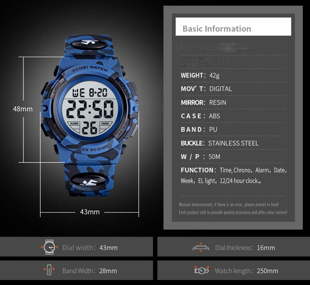 Foto 6 pulgar | Venta Internacional - Reloj Deportivo Digital Fanmis Led Multifunción Para Hombre