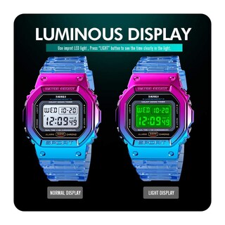 Foto 4 | Venta Internacional - Reloj Carlien Para Hombre, Colorido, Digital, Cuadrado, Deportivo, 44 Mm