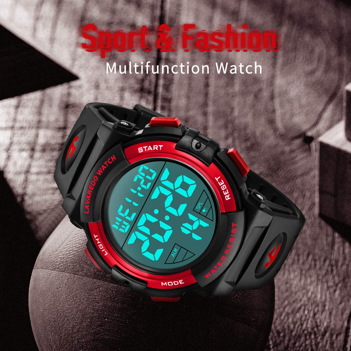 Foto 5 pulgar | Venta Internacional - Reloj L Lavaredo Lavaredo Digital Para Hombre A Prueba De Agua