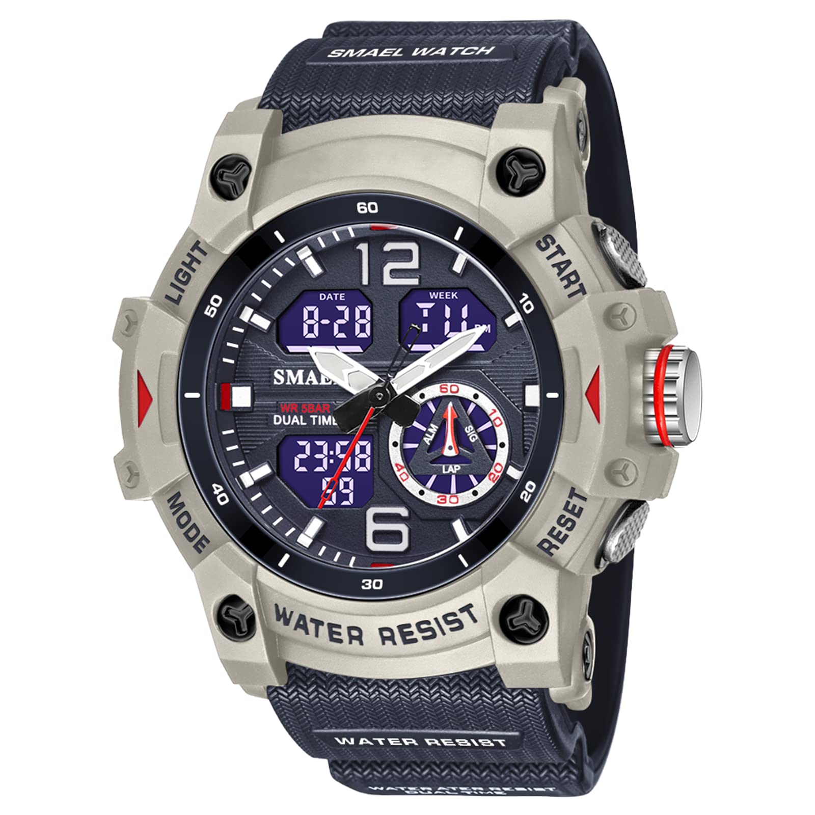 Venta Internacional - Reloj Deportivo Digital L Lavaredo Lavaredo Para Hombre, A Prueba De Golpes