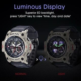 Foto 5 | Venta Internacional - Reloj Deportivo Digital L Lavaredo Lavaredo Para Hombre, A Prueba De Golpes