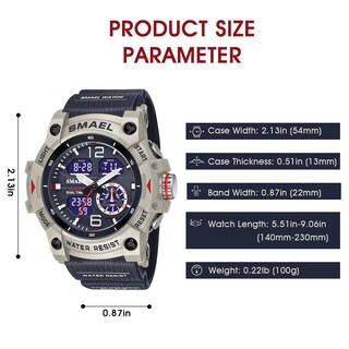 Foto 7 | Venta Internacional - Reloj Deportivo Digital L Lavaredo Lavaredo Para Hombre, A Prueba De Golpes