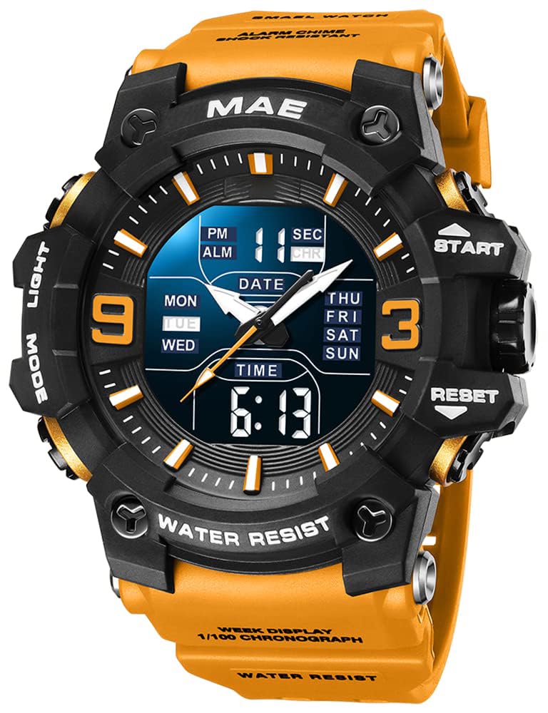 Foto 2 pulgar | Venta Internacional - Reloj Gosasa S-shock Sport Para Hombre, Doble Pantalla, 50 M, Waterpro