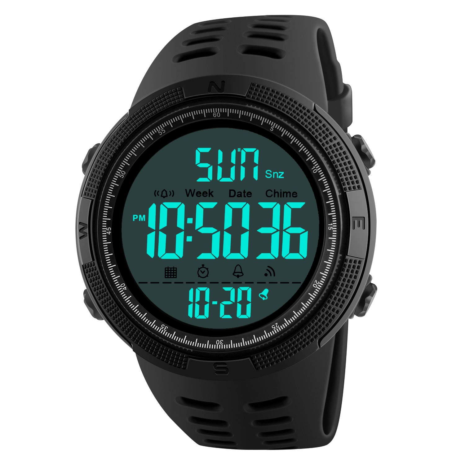 Venta Internacional - Reloj Cofuo Digital Sports, Impermeable, Multifunción Para Hombre