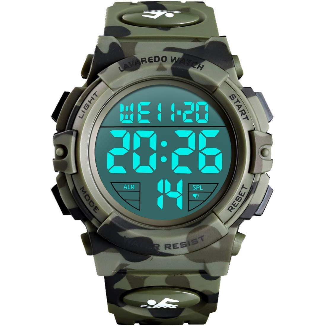 Foto 2 pulgar | Reloj Deportivo Digital LED Resistente al Agua 50m para Hombre