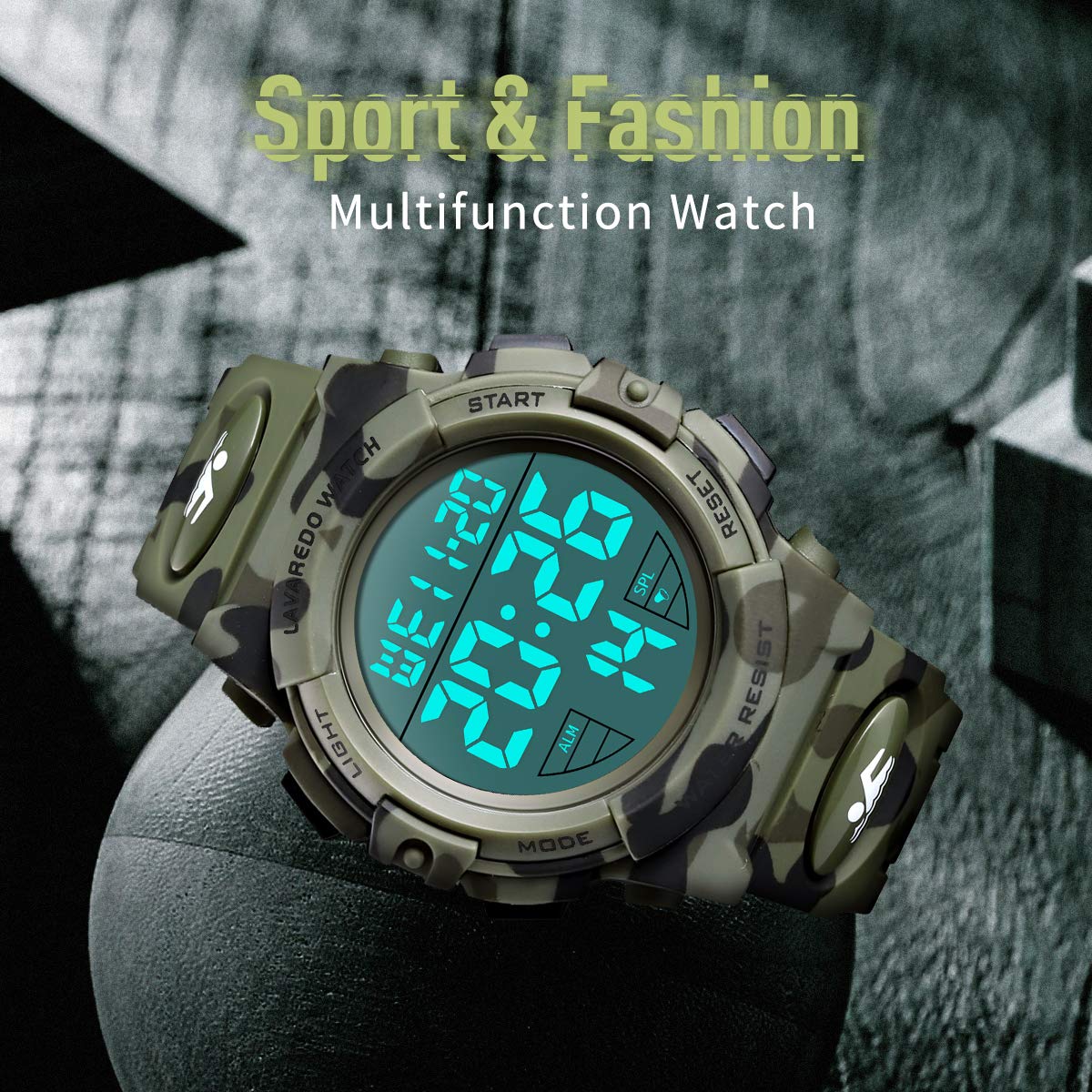 Foto 3 pulgar | Reloj Deportivo Digital LED Resistente al Agua 50m para Hombre