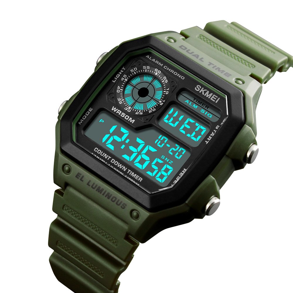 Foto 3 pulgar | Venta Internacional - Reloj Deportivo Pasoy, Correa De Caucho Multifunción, 50 M, Impermeable