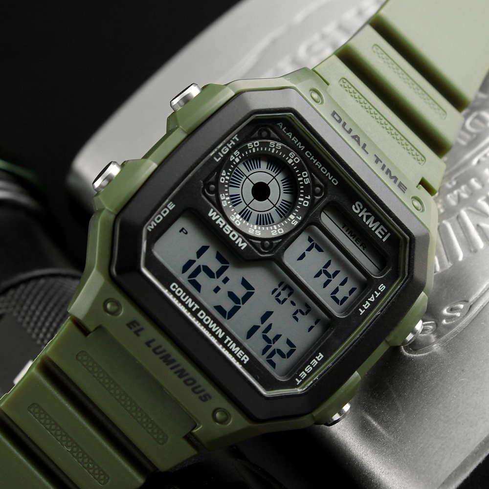 Foto 4 | Venta Internacional - Reloj Deportivo Pasoy, Correa De Caucho Multifunción, 50 M, Impermeable