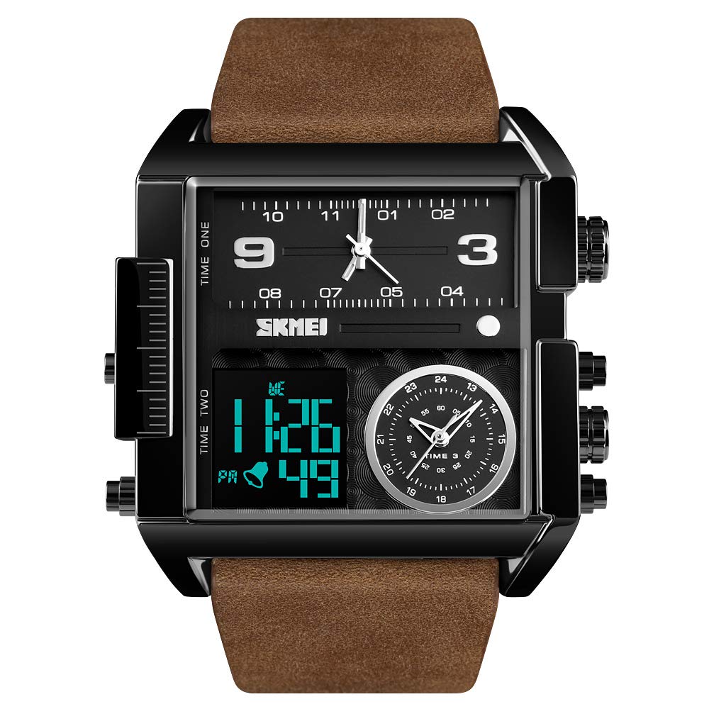 Foto 2 pulgar | Venta Internacional - Reloj Deportivo Digital Led Cuadrado Skmei Para Hombre, Cara Grande