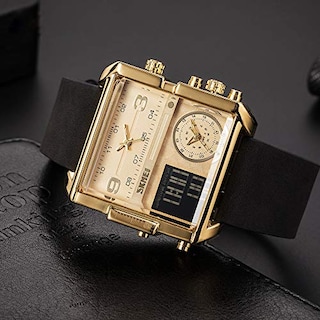 Foto 2 | Venta Internacional - Reloj Digital Bozlun Para Hombre Con Esfera Grande De Acero Inoxidable