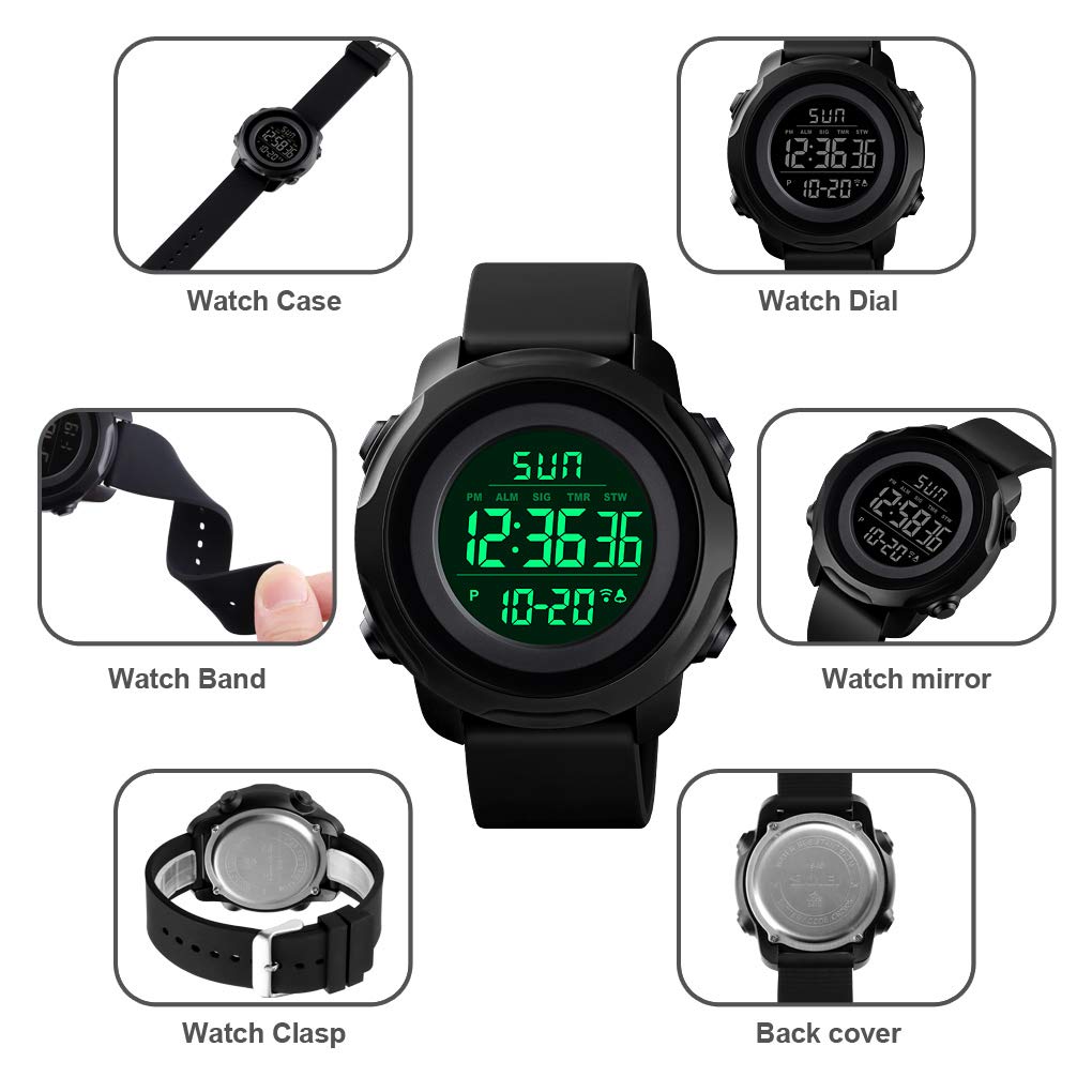 Foto 4 | Venta Internacional - Reloj Digital Deportivo Unisex Skmei 1540 A Prueba De Agua Con Alarma