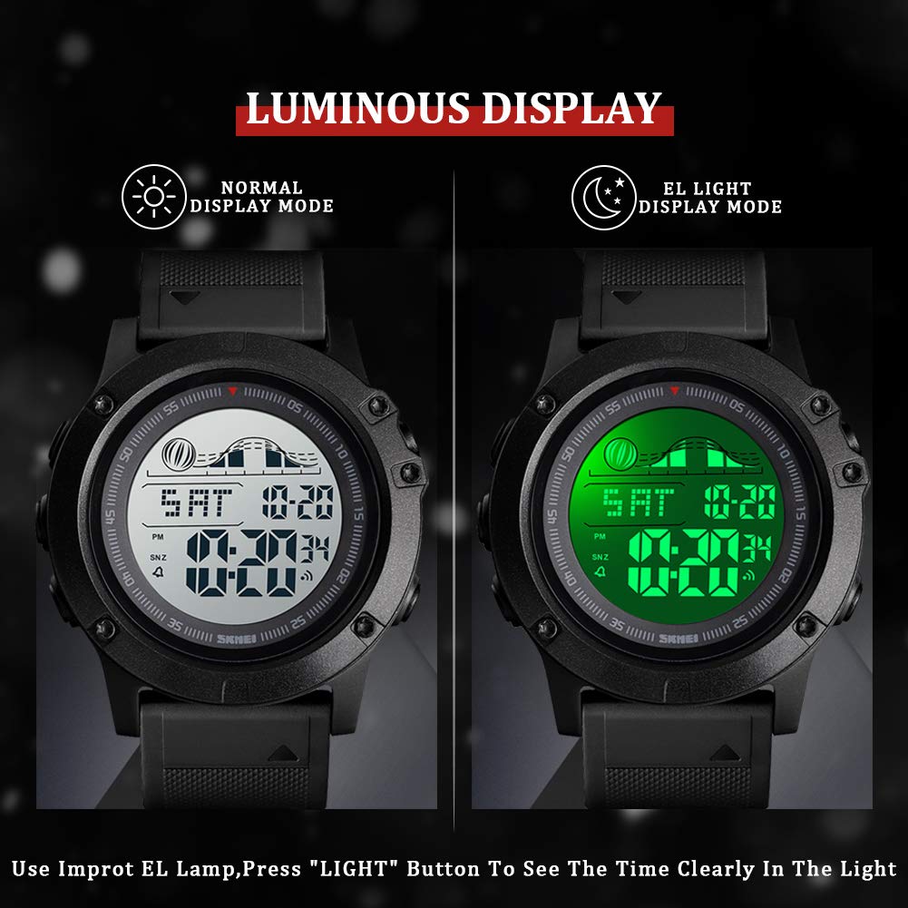 Foto 3 pulgar | Venta Internacional - Reloj Skmei Digital Para Hombre Con Retroiluminación Led Impermeable