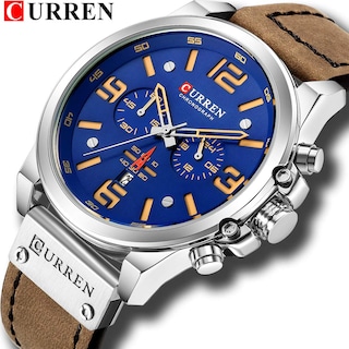 Foto 2 | Venta Internacional - Reloj Curren De Cuero Impermeable Militar Para Hombre