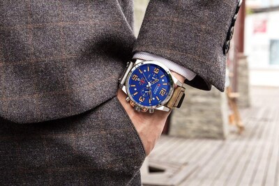 Foto 6 | Venta Internacional - Reloj Curren De Cuero Impermeable Militar Para Hombre