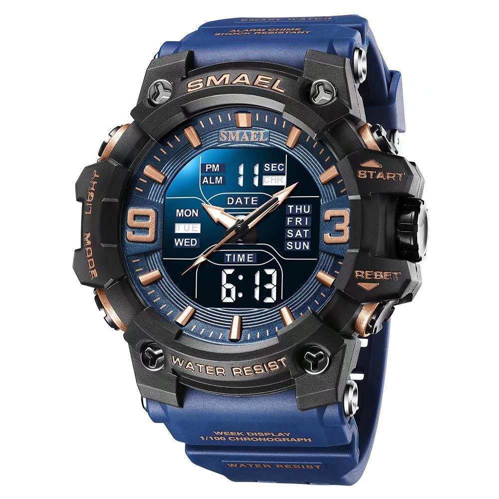 Venta Internacional - Reloj Smael Con Alarma Led De Fecha, Impermeable, Militar, Para Hombre