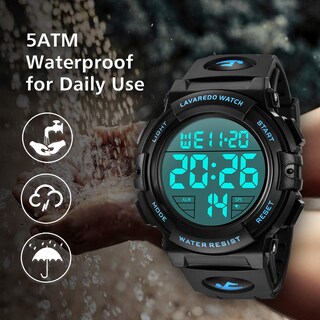 Foto 6 | Venta Internacional - Reloj L Lavaredo Lavaredo Digital Para Hombre A Prueba De Agua