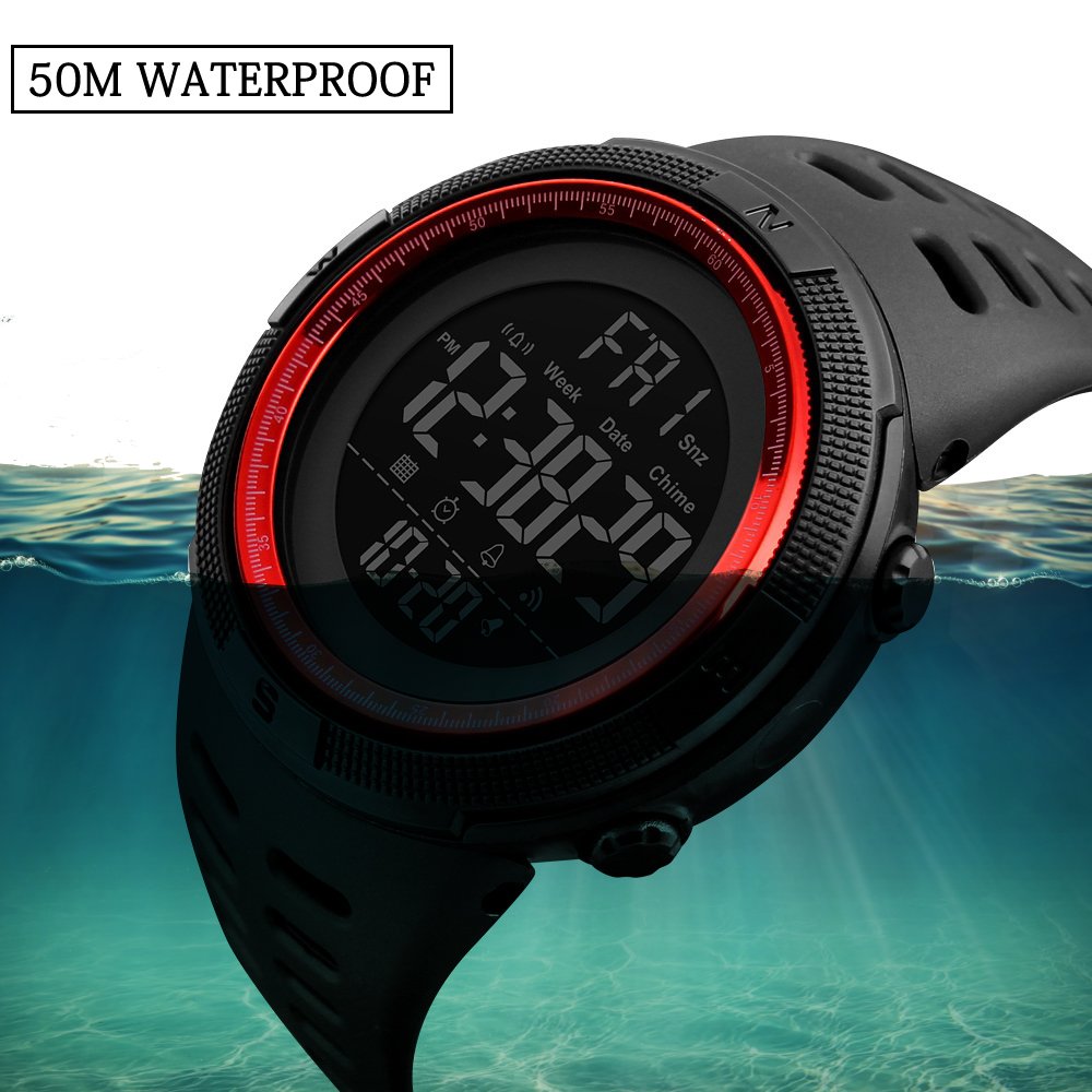 Foto 7 pulgar | Venta Internacional - Reloj Deportivo Tonshen Digital Impermeable 50 M Led Para Hombre