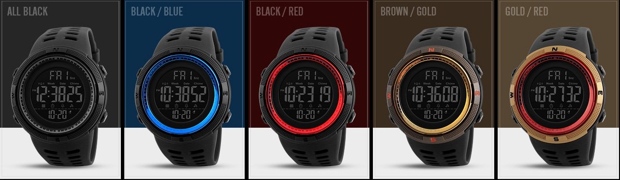 Foto 7 | Venta Internacional - Reloj Deportivo Tonshen Digital Impermeable 50 M Led Para Hombre