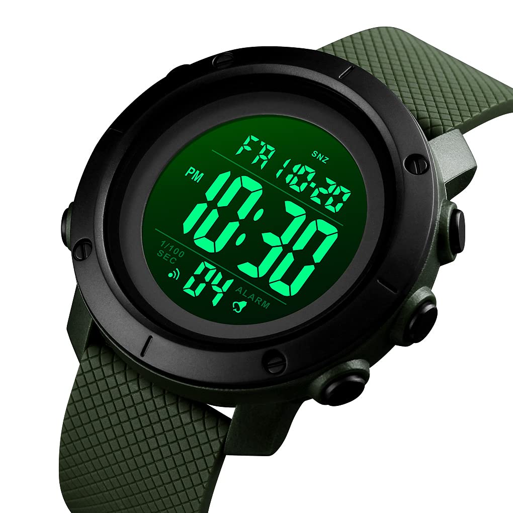 Foto 3 pulgar | Venta Internacional - Reloj Skmei 1426 Army Digital Con Esfera Negra Para Hombres Y Niños