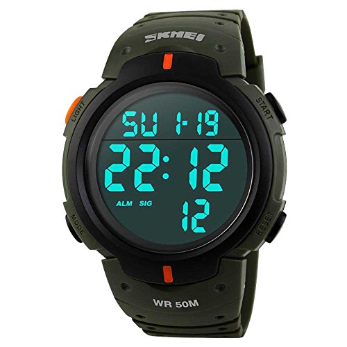 Venta Internacional - Reloj Digital Skmei Sport Unisex Con Pantalla Luminosa De 50 M W