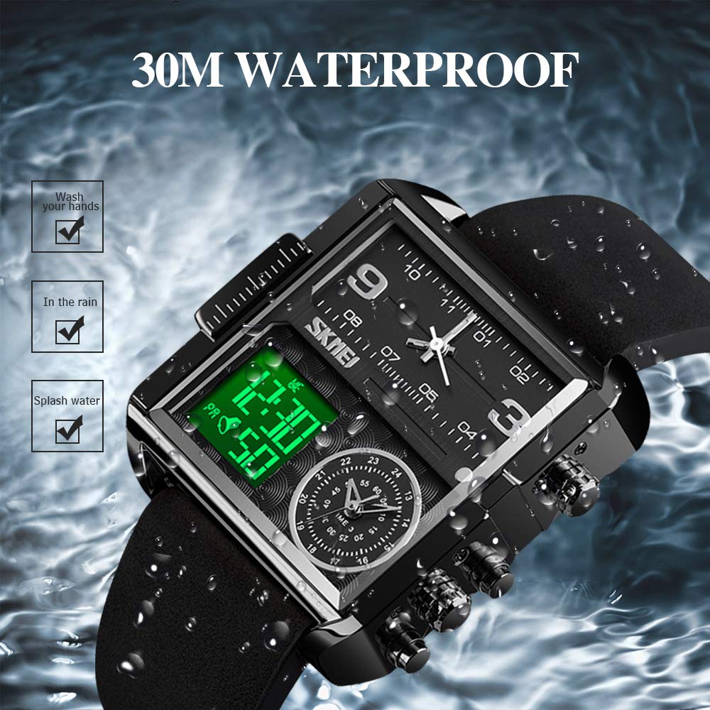 Foto 7 pulgar | Venta Internacional - Reloj Militar Digital Skmei Para Hombre, Impermeable Y Con Alarma