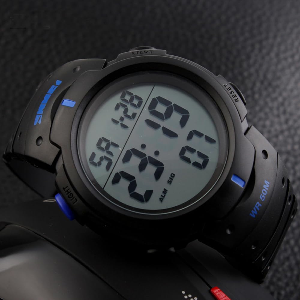 Foto 3 pulgar | Venta Internacional - Reloj Pasoy Digital 50 M Resistente Al Agua Con Luz Led Para Deporte