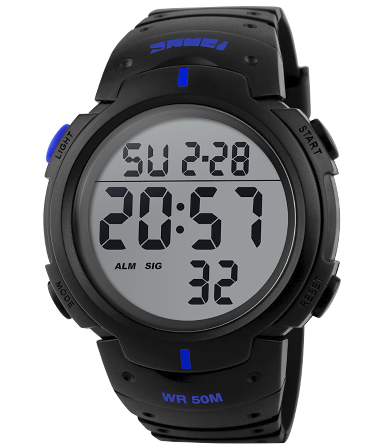 Foto 4 pulgar | Venta Internacional - Reloj Pasoy Digital 50 M Resistente Al Agua Con Luz Led Para Deporte