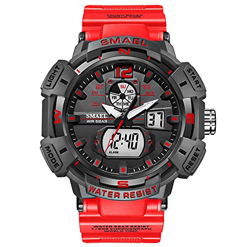 Venta Internacional - Reloj Smael Samel 8045 Militar Para Hombre, Impermeable, 50 M