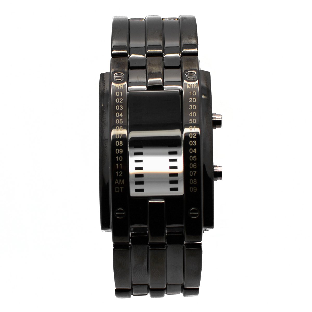 Foto 5 pulgar | Venta Internacional - Reloj Digital Binario Skmei De Acero Inoxidable Unisex De 23,5 Cm