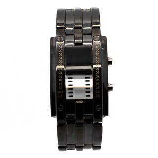 Foto 4 | Venta Internacional - Reloj Digital Binario Skmei De Acero Inoxidable Unisex De 23,5 Cm