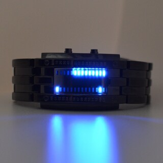 Foto 6 | Venta Internacional - Reloj Digital Binario Skmei De Acero Inoxidable Unisex De 23,5 Cm