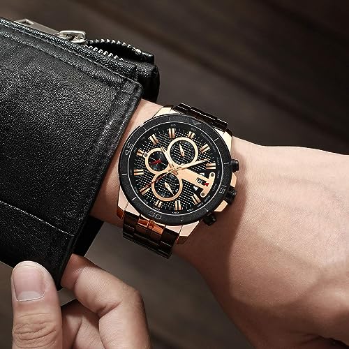 Foto 6 pulgar | Venta Internacional - Reloj Fanmis, Vestido Lujoso Con Cronógrafo De Negocios Para Hombre