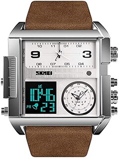 Foto 1 | Venta Internacional - Reloj Skmei LED Cuadrado con Multizona Horaria para Hombres
