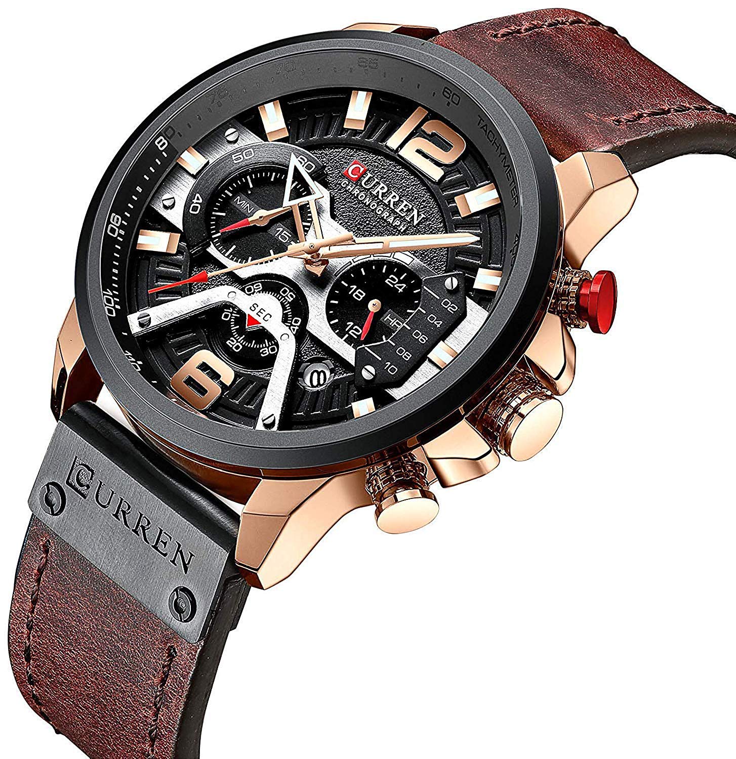 Foto 3 pulgar | Venta Internacional - Reloj Carlien Military Analog Para Hombre Con Cronógrafo