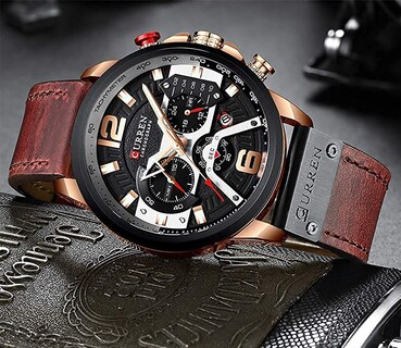 Foto 3 | Venta Internacional - Reloj Carlien Military Analog Para Hombre Con Cronógrafo