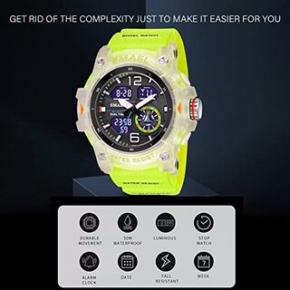 Foto 3 | Venta Internacional - Reloj Hooshu Tactical Para Hombre, Analógico, Dual D, Impermeable, 5 Atm