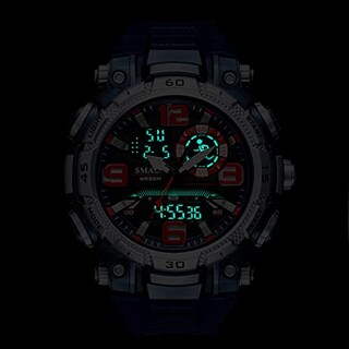 Foto 6 | Venta Internacional - Reloj Smael Para Hombre, Impermeable, Deportivo, 50 M, Retroiluminación Led