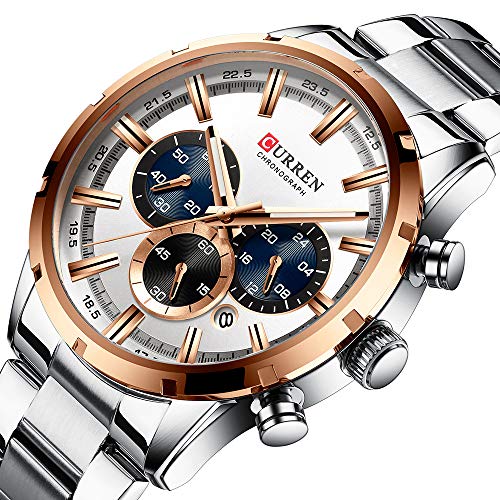 Foto 2 | Venta Internacional - Reloj Curren Sport Quartz Cronógrafo Para Hombre Con Esfera De 47 Mm