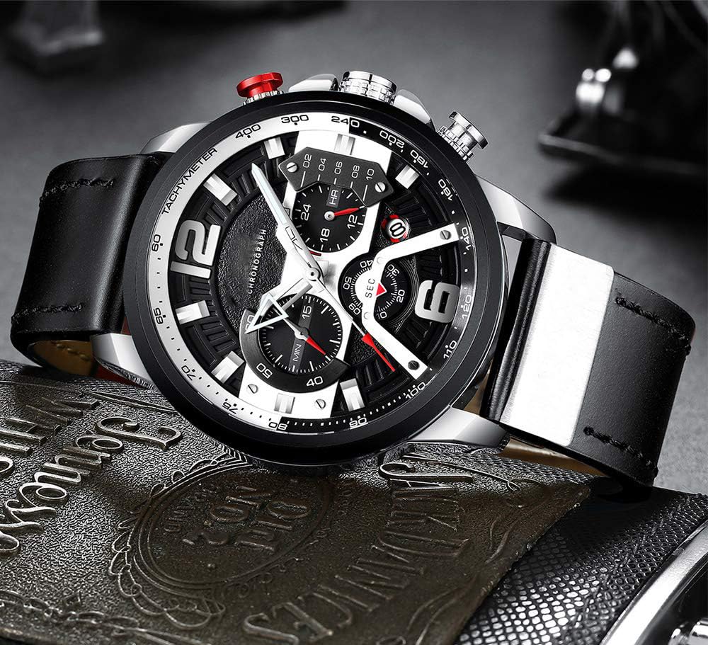 Foto 4 pulgar | Venta Internacional - Reloj Fanmis Con Cronógrafo De Negocios De Lujo Para Hombre, Vestido Con Diseño De Agua