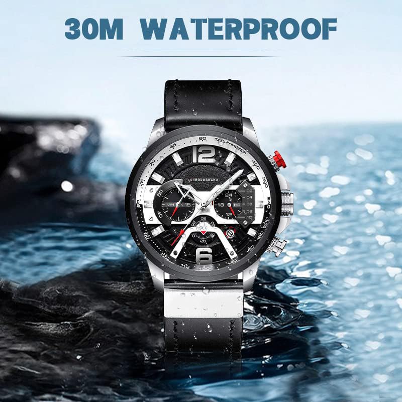 Foto 5 pulgar | Venta Internacional - Reloj Fanmis Con Cronógrafo De Negocios De Lujo Para Hombre, Vestido Con Diseño De Agua