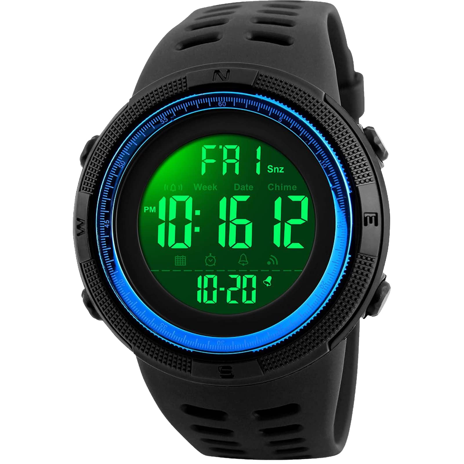 Venta Internacional - Reloj Burk 1251bu Quartz Digital Water 50 M Resist Para Hombre