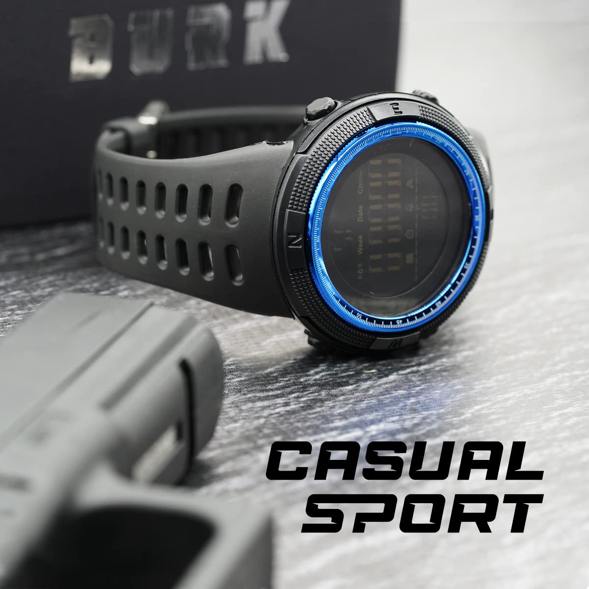 Foto 6 pulgar | Venta Internacional - Reloj Burk 1251bu Quartz Digital Water 50 M Resist Para Hombre